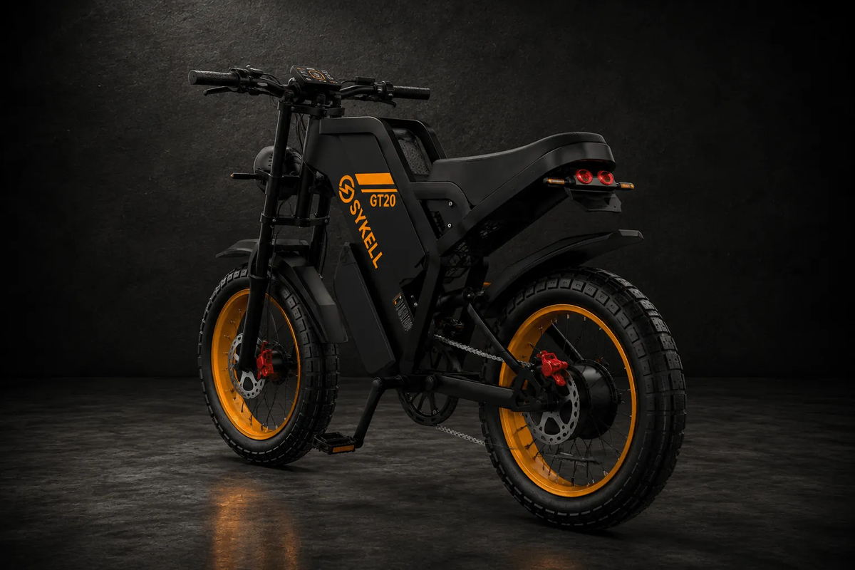 GT20 Pro Fat Bike électrique vue arrière