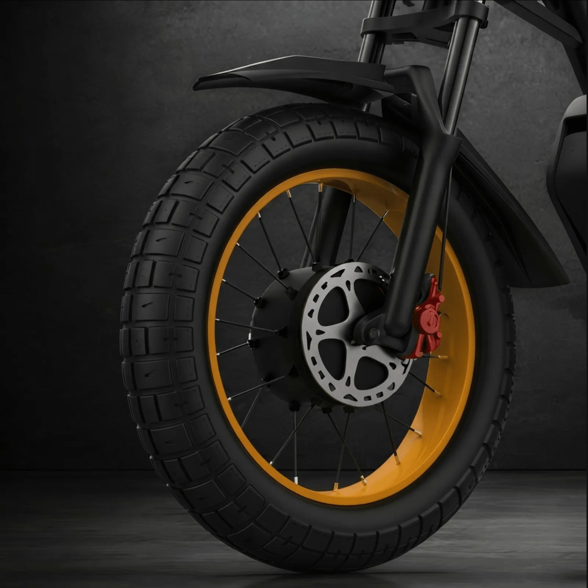 Roue avant GT20 Pro avec frein à disque