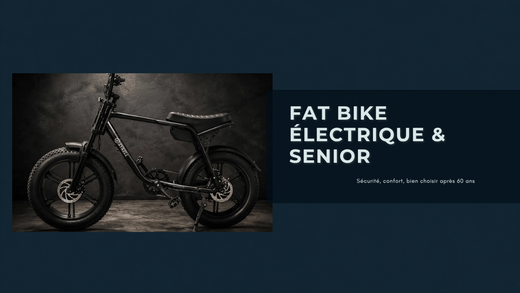 Fat bike électrique senior : sécurité, confort et modèles 2026
