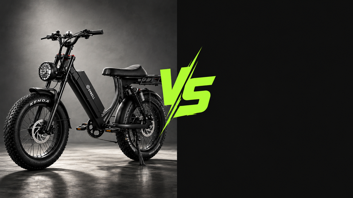 Fat bike électrique Sykell 103E face à Gorille Cycles, comparatif 2026