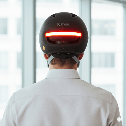 Casque vélo LED rechargeable