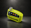 Antivol bloque-disque jaune fluo Bengguo avec alarme 110dB pour Fat Bike électrique Sykell en France.
