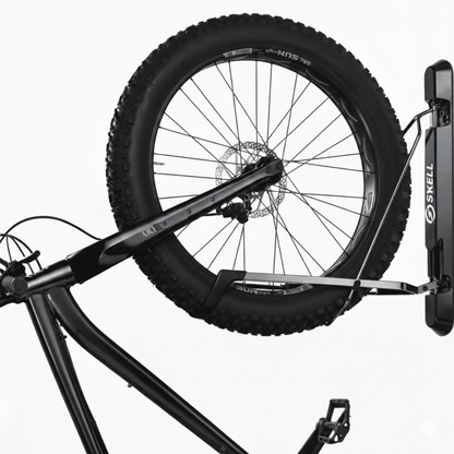 Vélo électrique Sykell suspendu sur la fixation murale en acier inoxydable