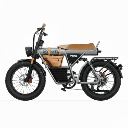 sacoche Sykell installée sur un vélo électrique