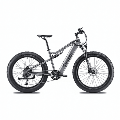 Détail du vélo électrique Sykell GS9 noir, transmission 9 vitesses