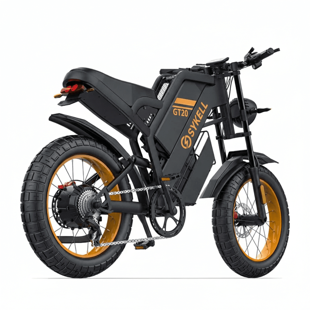 Sykell GT20 en action, vélo électrique fat bike design moto