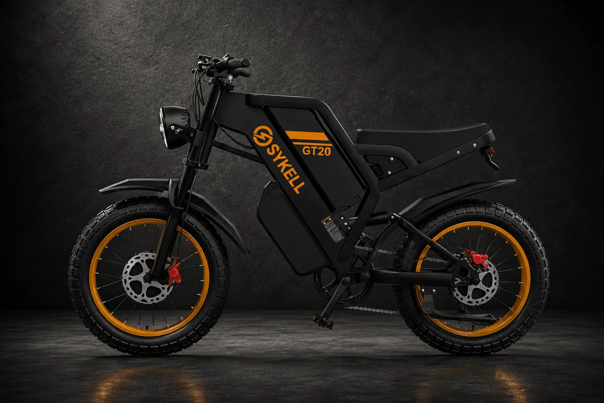 GT20 Pro Fat Bike électrique vue profil