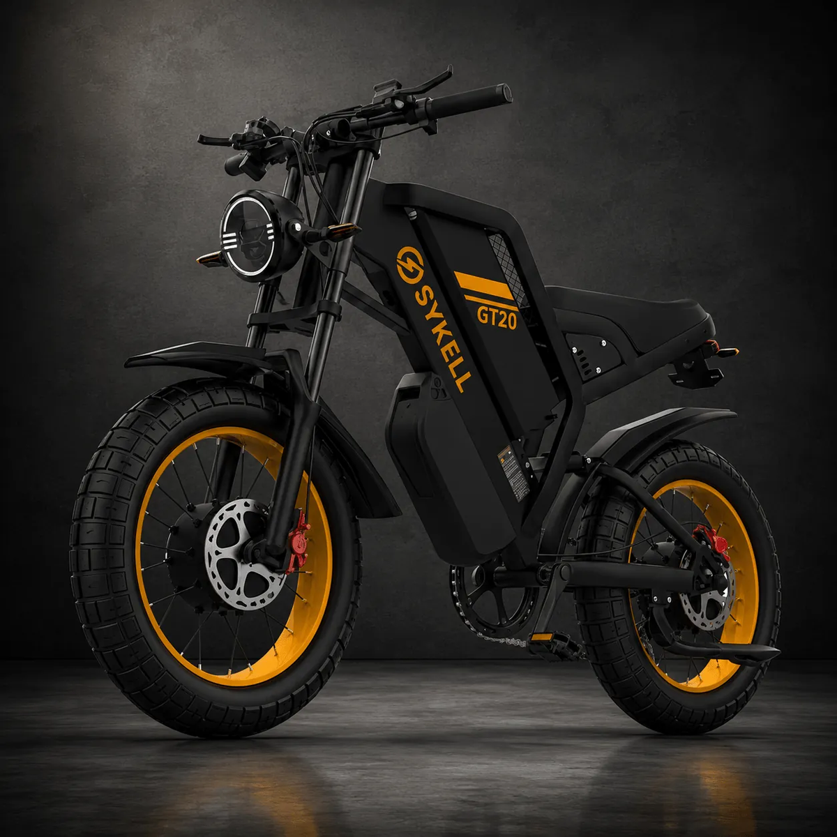 GT20 Pro Fat Bike électrique vue avant