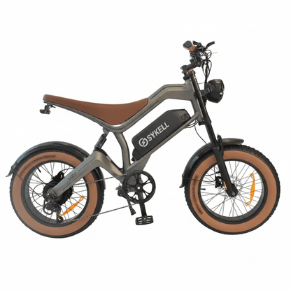 Pneus fat 20x4 pouces du vélo électrique Sykell M20, adhérence tout-terrain