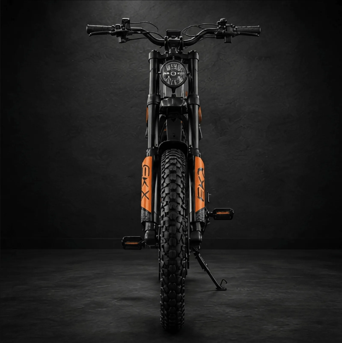 Vélo électrique MX21 MAX vue de face