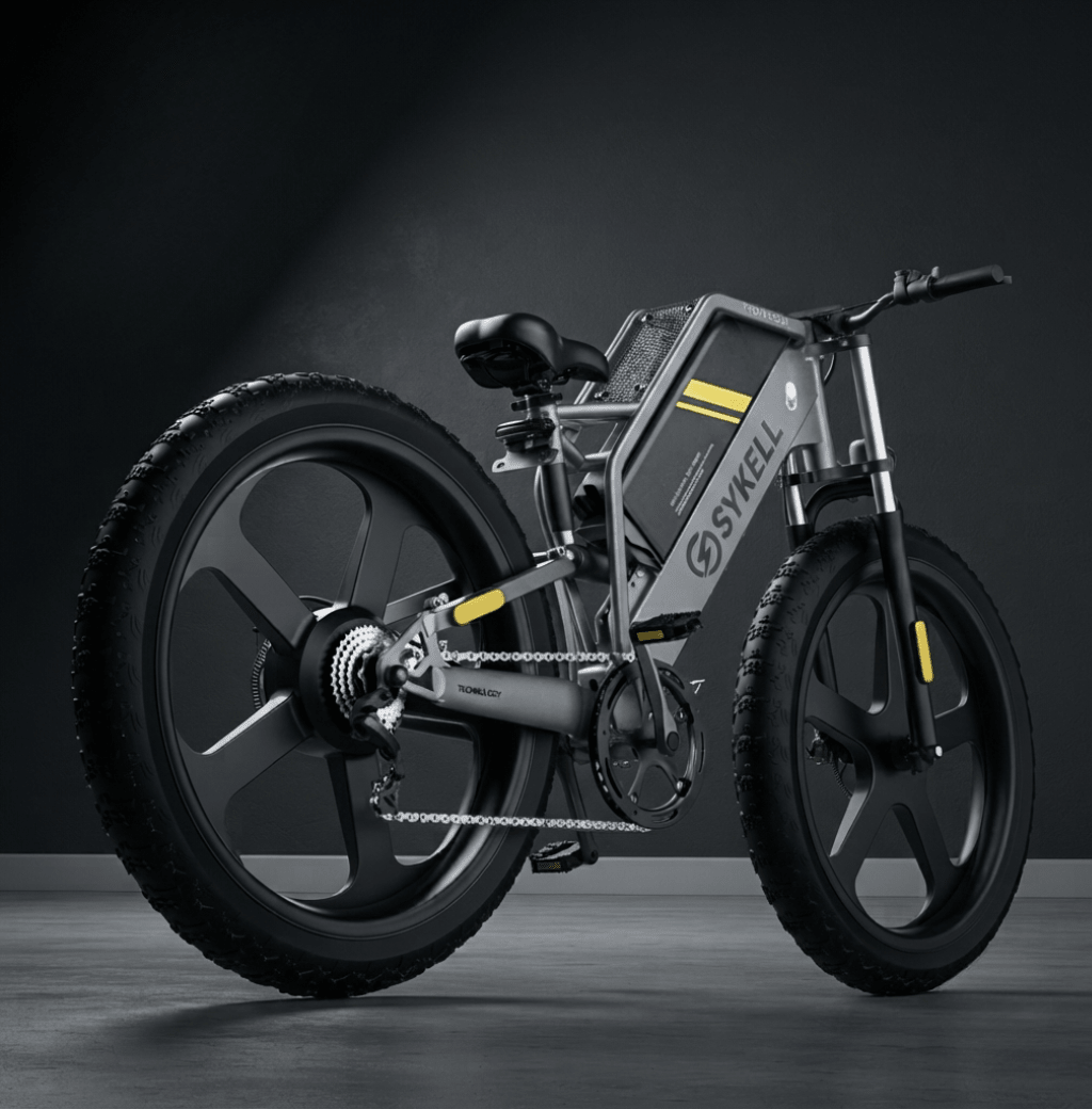 Vélo électrique T26 Sykell vue arrière